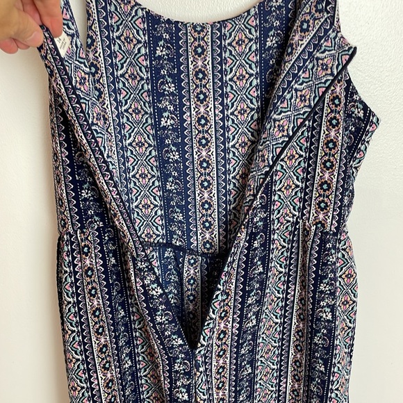 EUC Knit Work Girls Jumpsuit One-piece Multicolor Stripe Size 14 - Picture 6 of 8